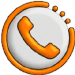 logo téléphone dans bulle pensée appeler Fabrice Corazza magnétiseur guérisseur coupeur de feu à Locunolé proche Quimperlé Finistère Bretagne
